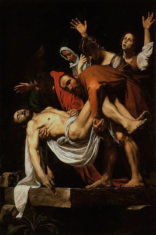 Caravaggio The Descent from the Cross of Christ