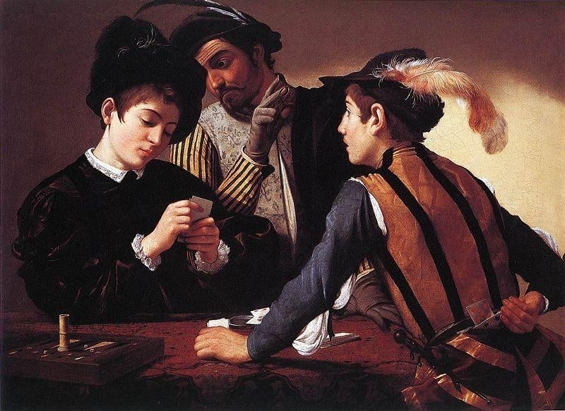 Caravaggio The cheaters