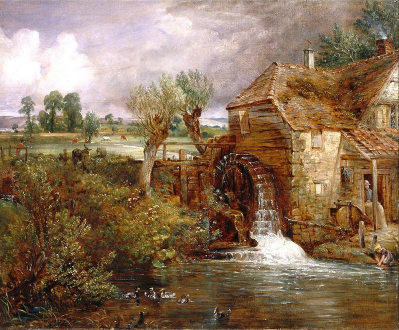 Constable Parham mill near Gillingham