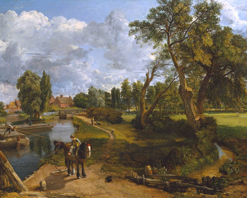 Constable The mill at Flatford