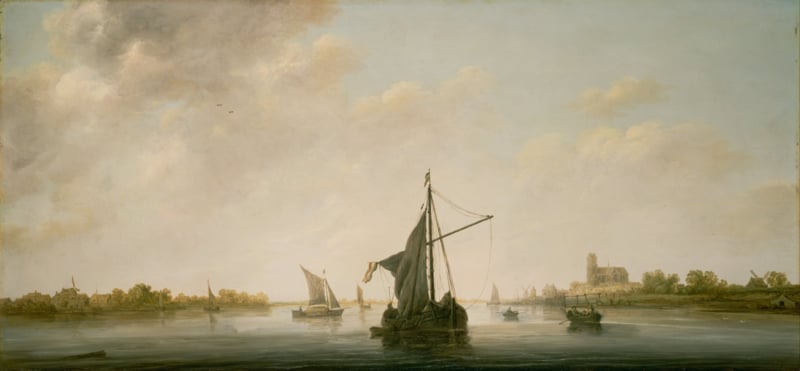 Cuyp View of the Maas River near Dordrecht