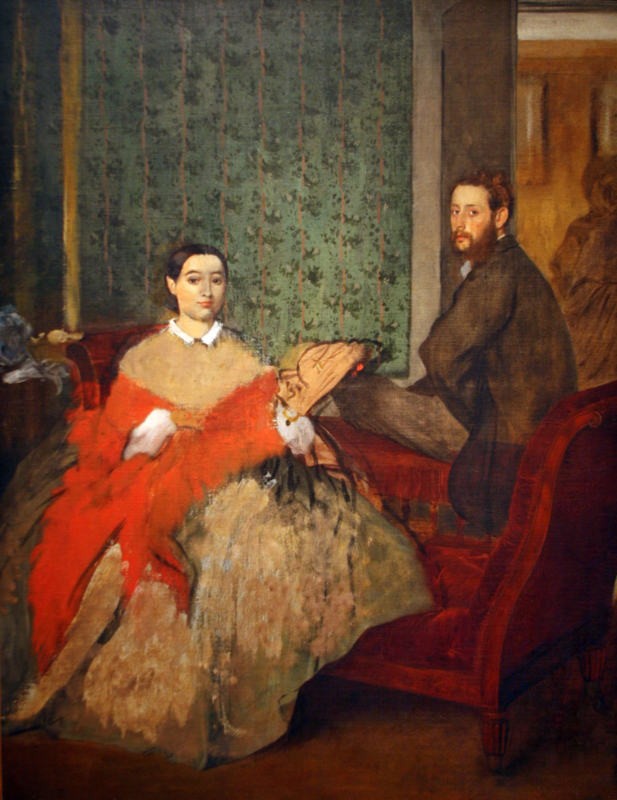 Degas Edmondo and Therese Morbilli