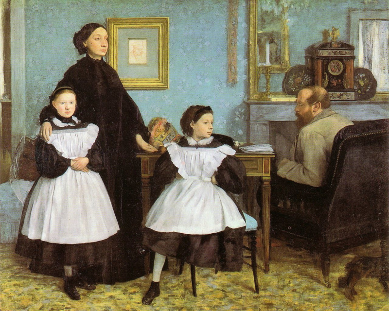 Degas The Bellilli family