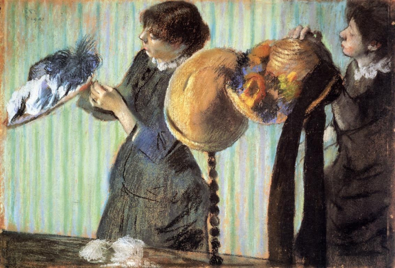 Degas The little hatters