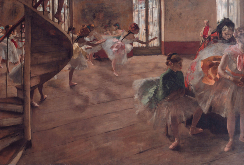 Degas The rehearsal