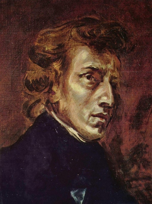 Delacroix Portrait of Frederic Chopin