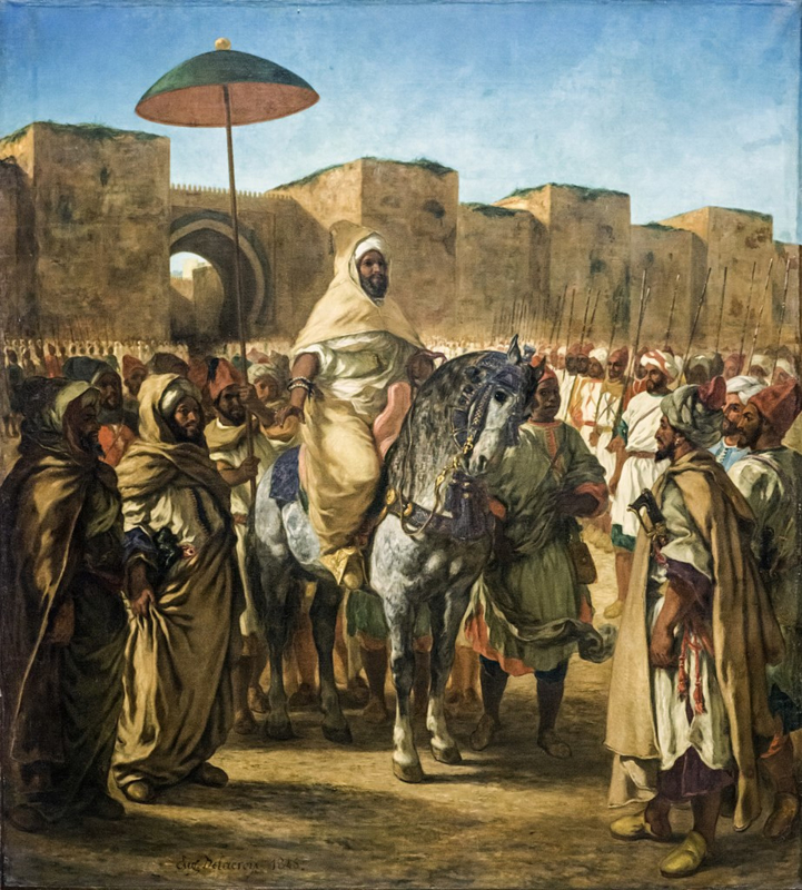 Delacroix The sultan of Morocco
