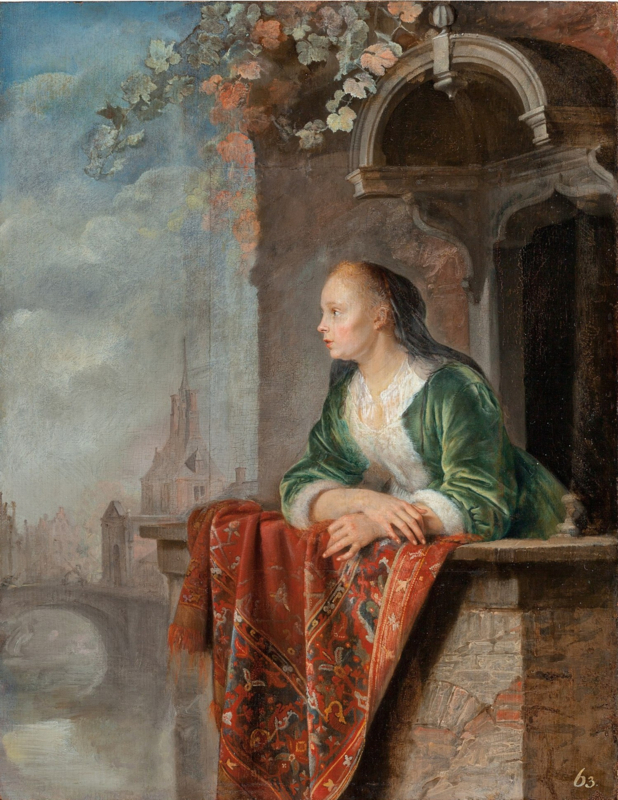 Dou Young woman on the balcony
