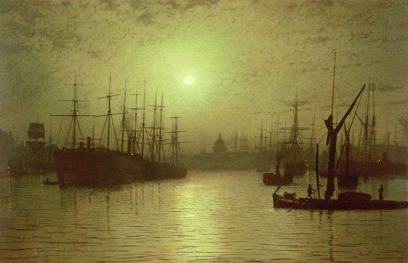 Grimshaw Sunset on the Thames