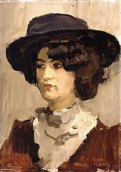 I. Israels Portrait of a young woman