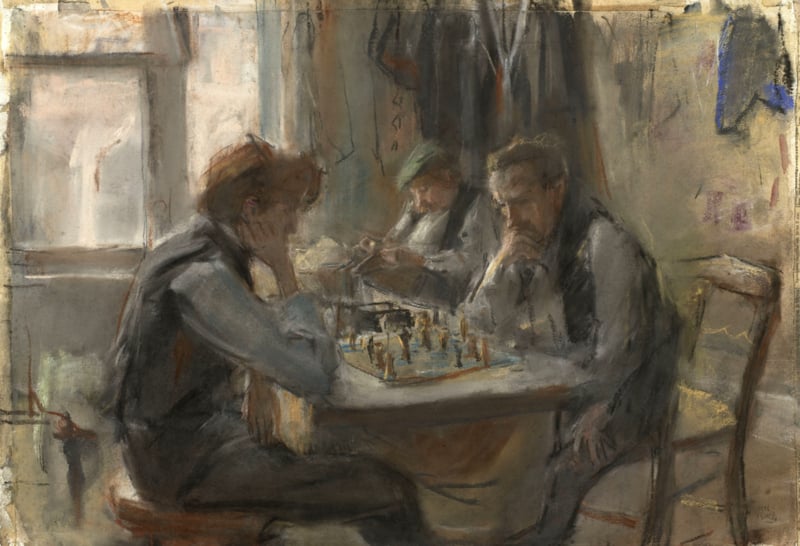 I. Israels The chess players