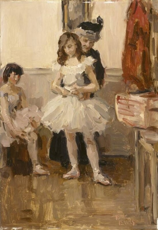 I. Israels Toilet of a ballet dancer