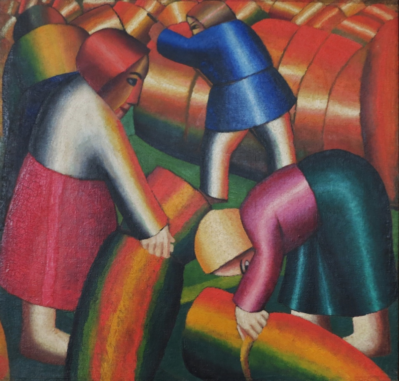 Malevich Harvesting women