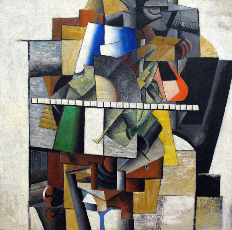 Malevich Portrait of Mikhail Matjuschin