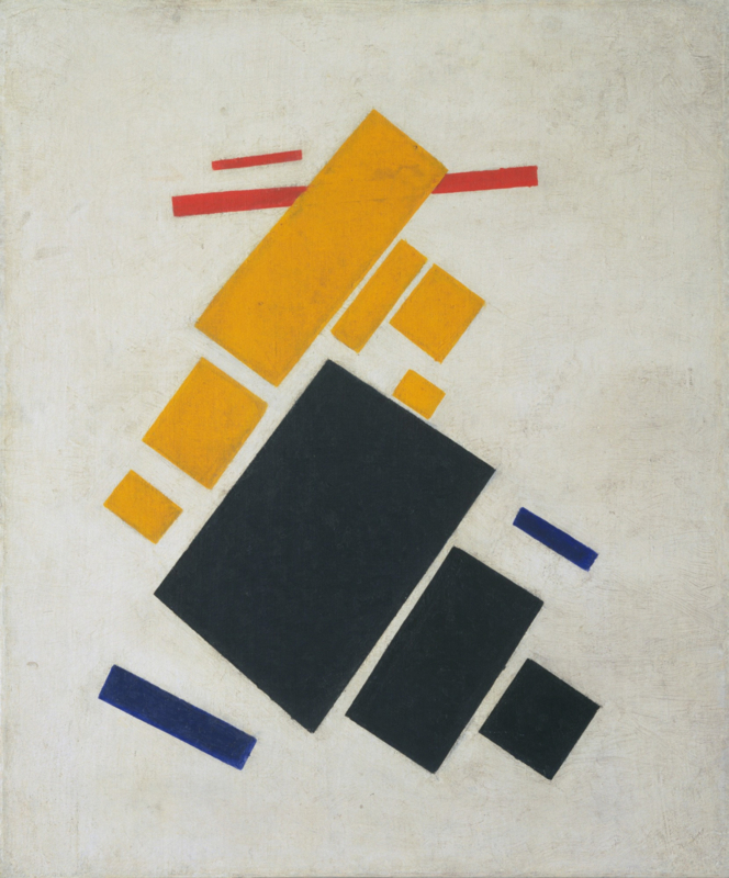 Malevich Suprematic composition, airplane