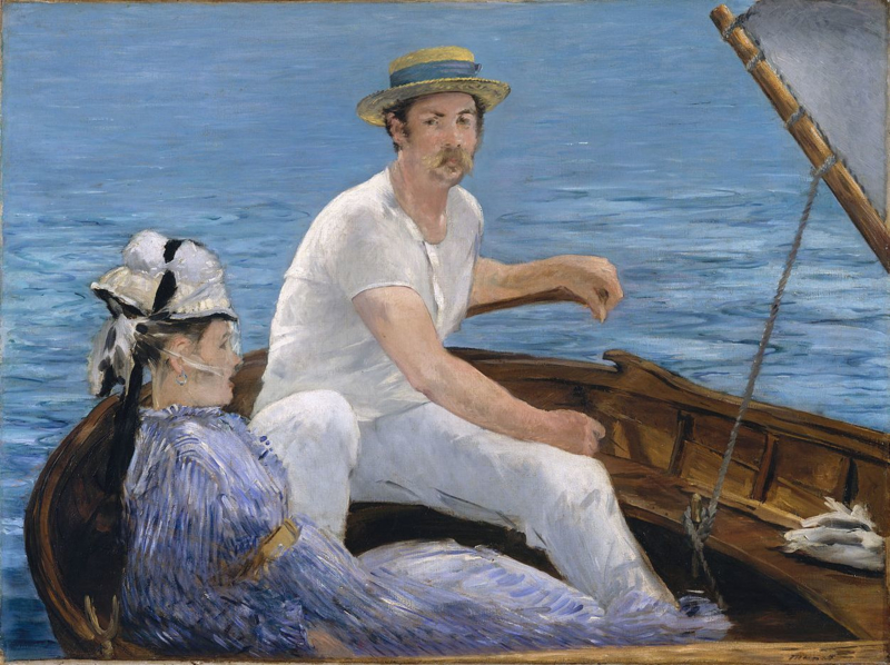 Manet In the boat