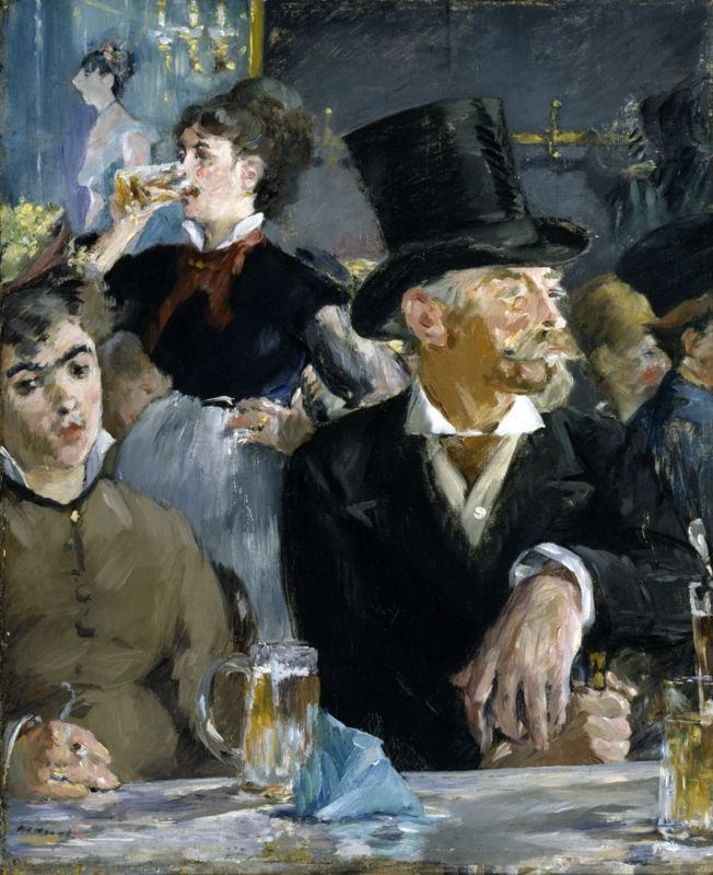 Manet In the cafe