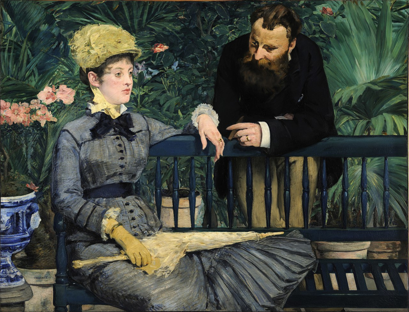 Manet In the conservatory