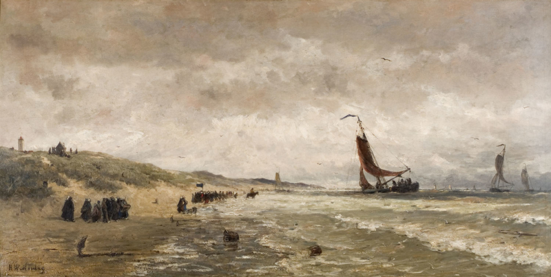 Mesdag Arrival of the fishing fleet