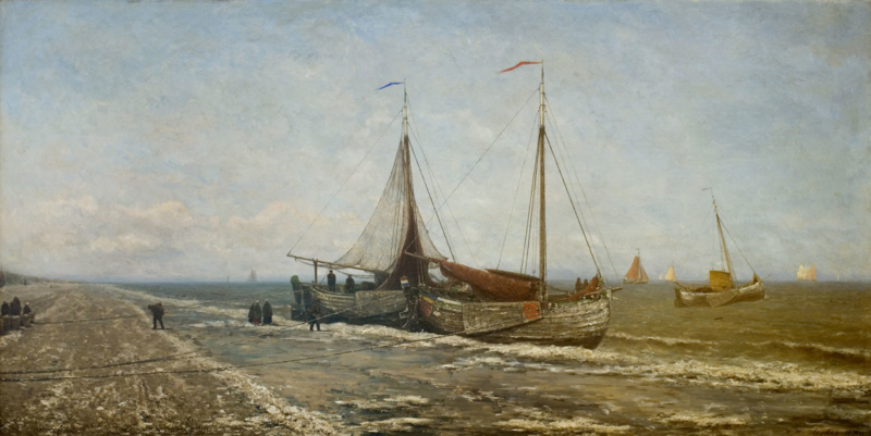Mesdag Bombs on the beach