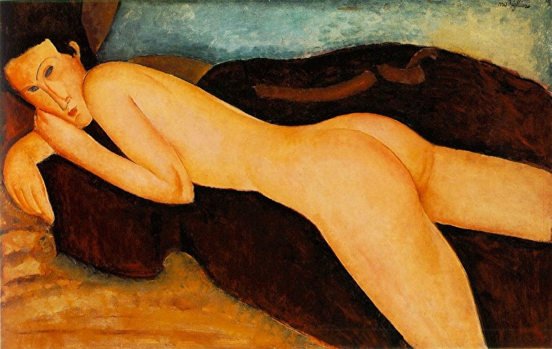 Modigliani Naked from behind