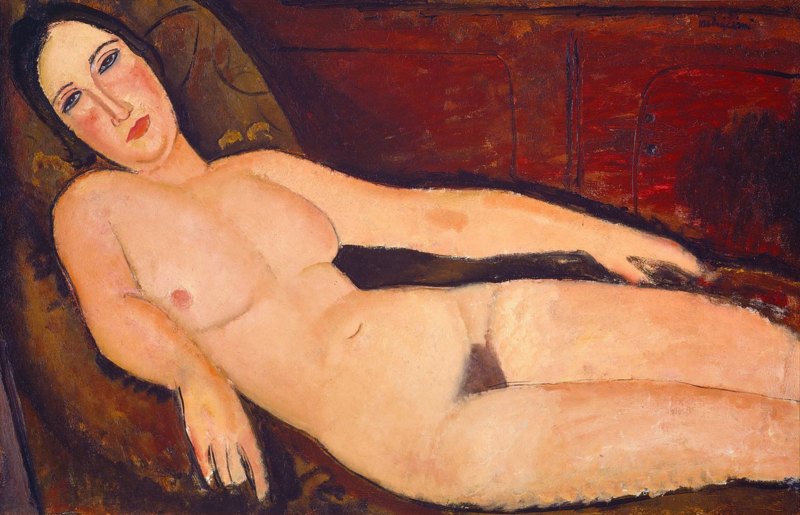 Modigliani Naked on a divan