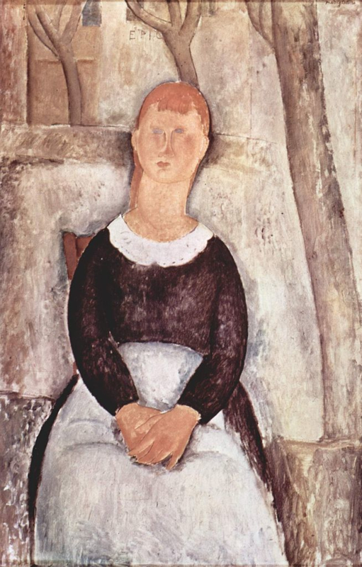 Modigliani The beautiful druggist