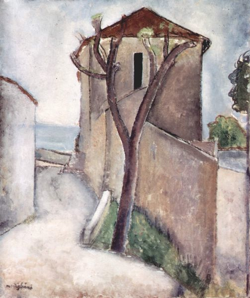 Modigliani Tree and house