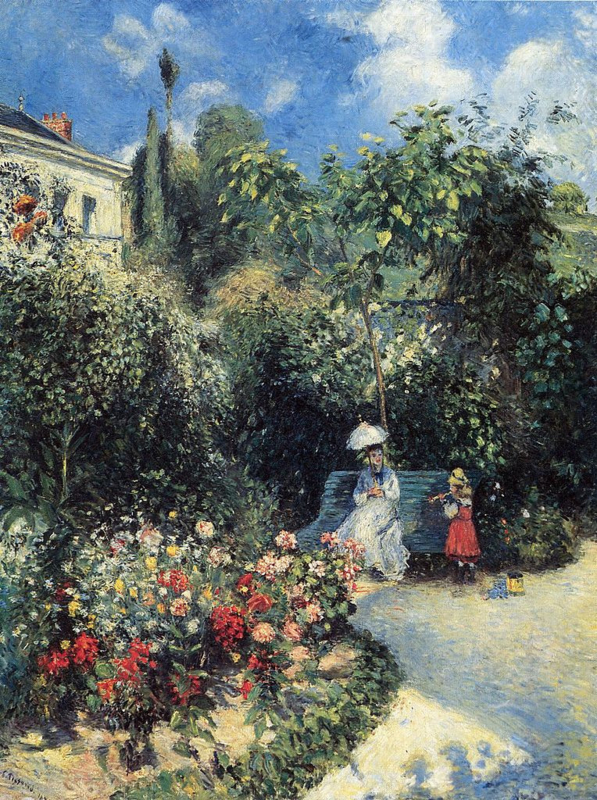 Pissarro The garden of Pontoise
