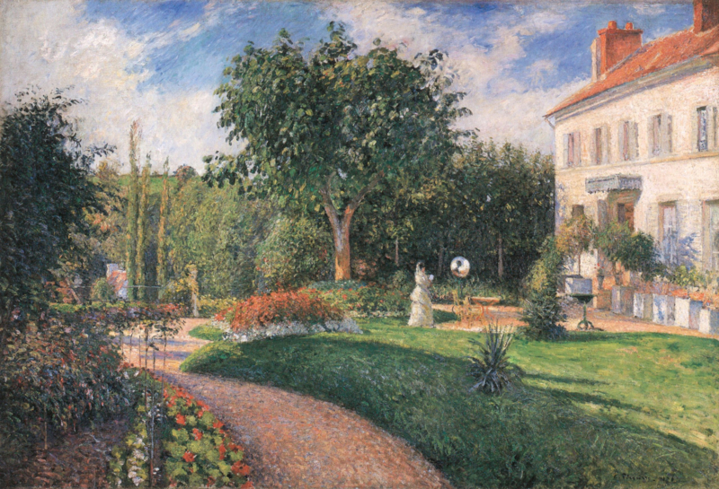 Pissarro The garden of les Mathurins in Pontoise