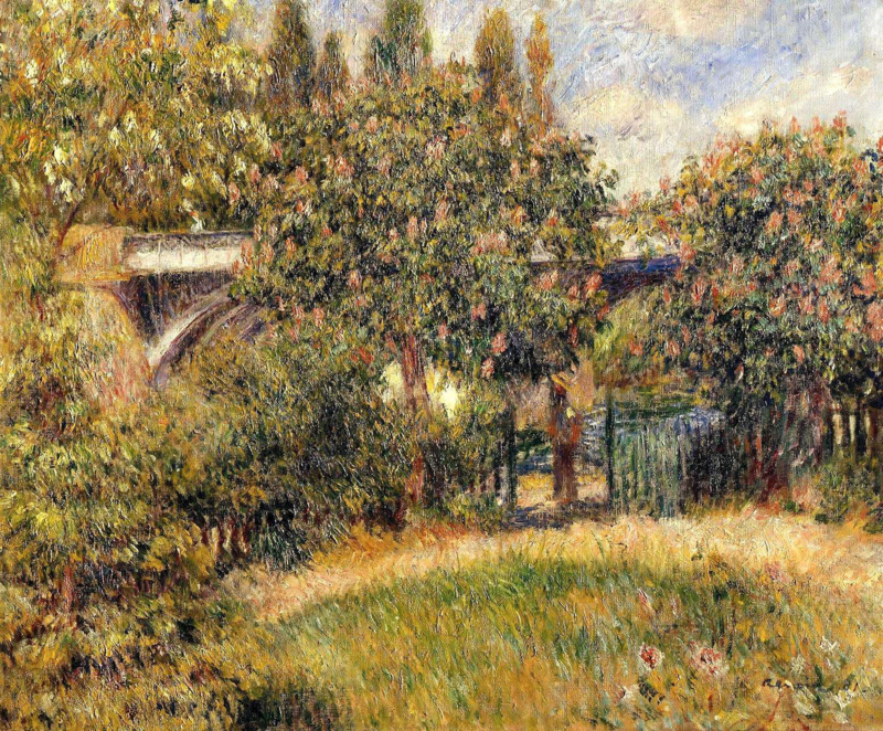 Renoir The railroad bridge of Chatou