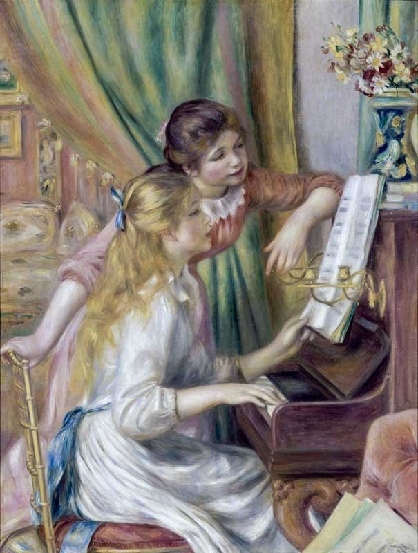 Renoir Two girls at the piano