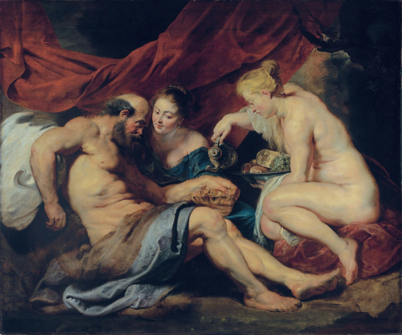 Rubens Lot and his daughters