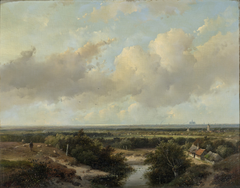 Schelfhout Landscape near Haarlem
