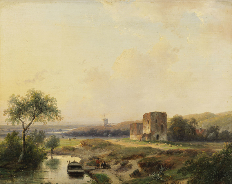 Schelfhout River landscape near Haarlem