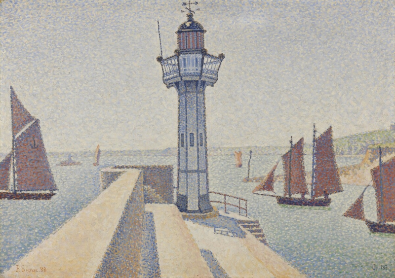 Signac The lighthouse of Portrieux