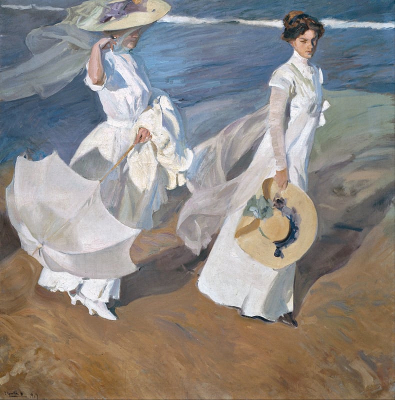 Sorolla Walking along the coast