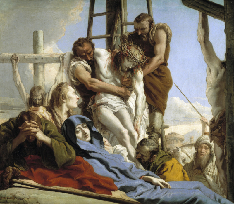 Tiepolo The Descent from the Cross