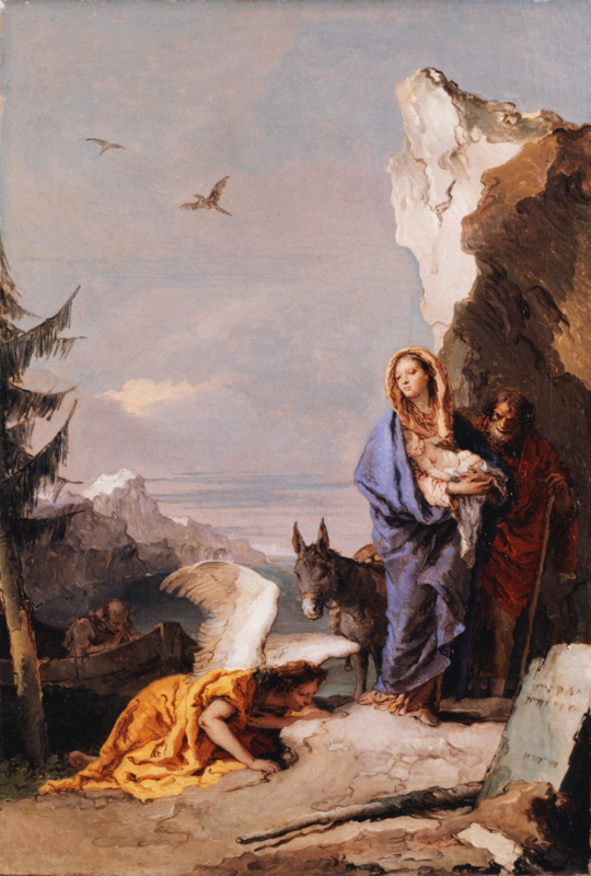 Tiepolo The flight to Egypt