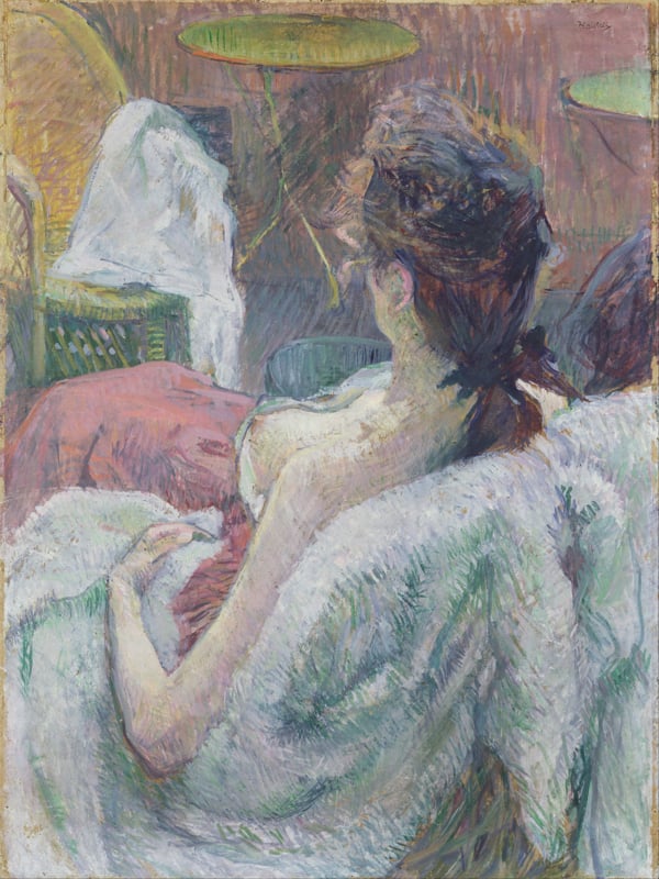 Toulouse-Lautrec The resting model