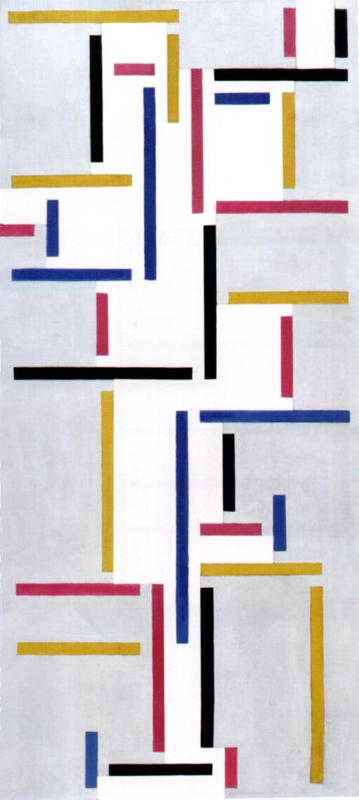 Van Doesburg Rhythm of a Russian dance