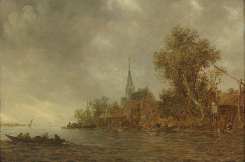 Van Goyen River Landscape