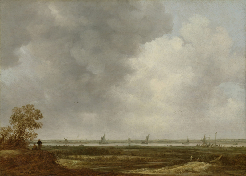 Van Goyen View across the floodplain of a river