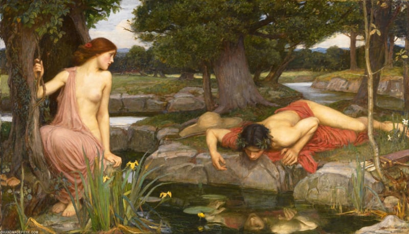 Waterhouse Echo and Narcissus