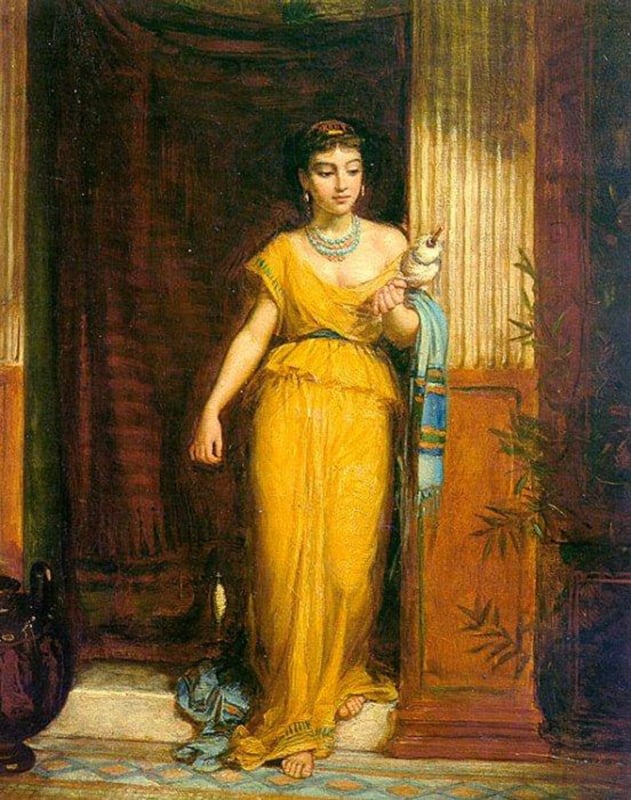 Waterhouse The spinning woman (la Fileuse)