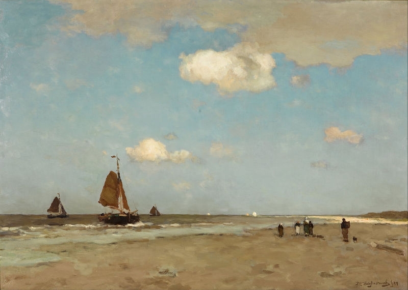 Weissenbruch Beach scene