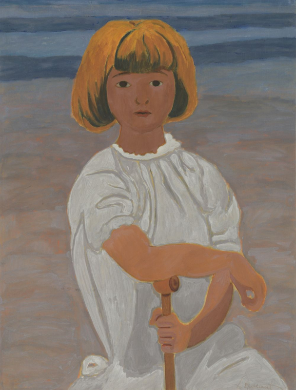 Spilliaert Young girl on the beach
