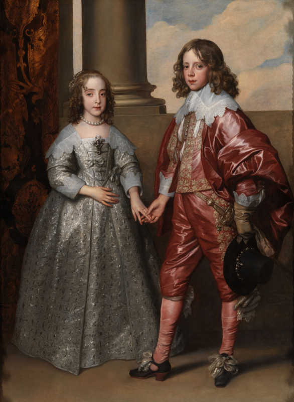 Van Dyck William II and his bride Mary Stuart