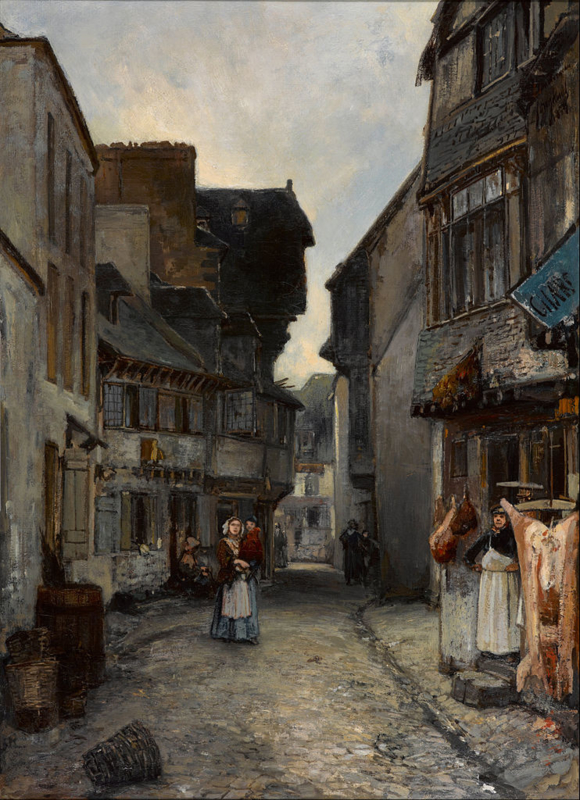 Jongkind A street in Landerneau