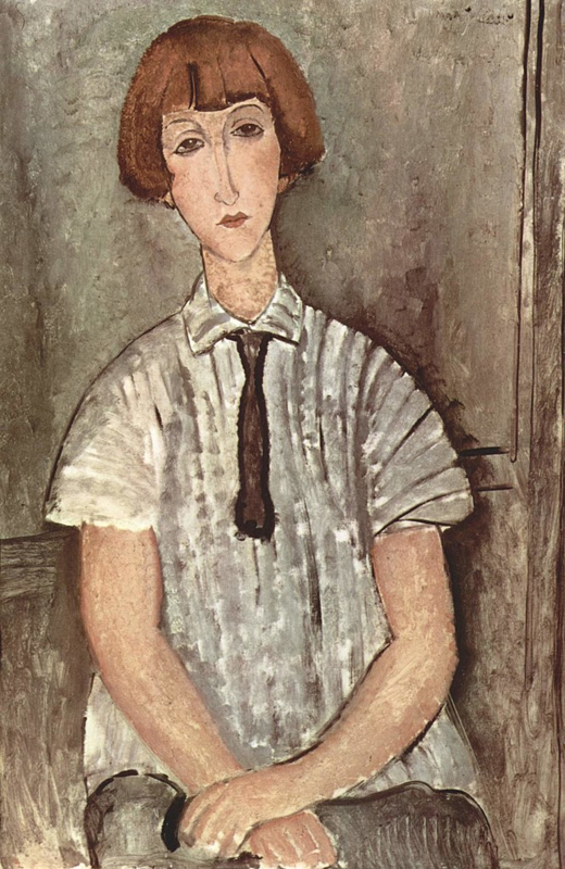 Modigliani Girl with blouse